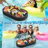 Multi-Hole Swimming Pool Floating Tray Multi-Function Floating Drink Rack  Resort