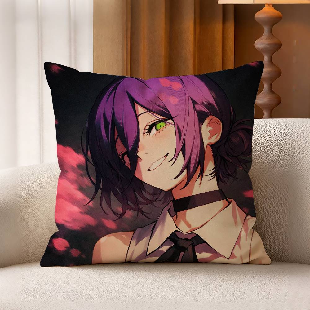 CChainsaw Man The Movie rReze Arc Pillow Case for Sofa Living Room Home office Decor Protective Cover