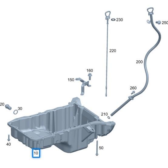 W274 Engine Oil Pan for Benchi