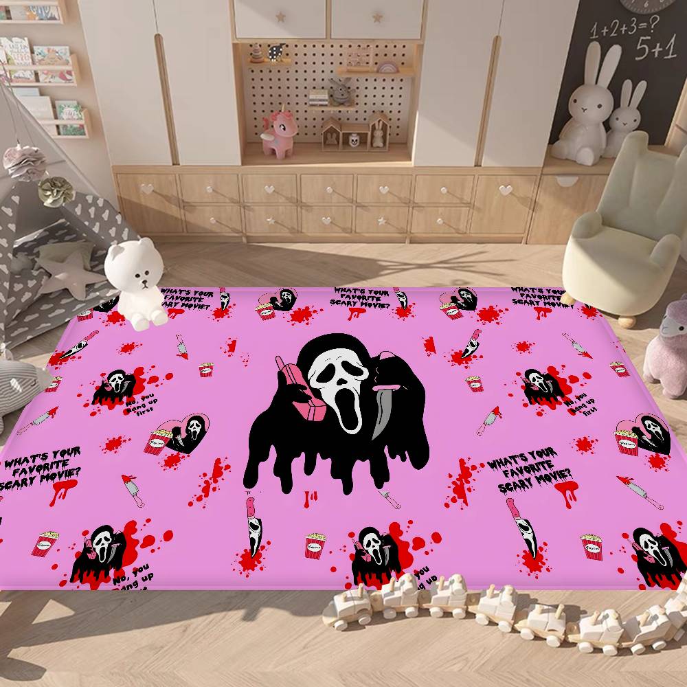S-SCREAMS Horror Movie Floor Carpet Nordic Style Home Doormat Bathroom-Toilet Mats Bedroom Hotel Decor Mat
