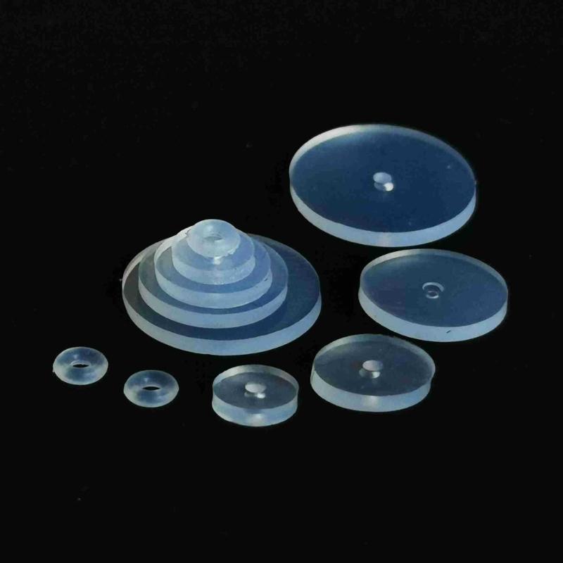 100pcs Stabilizer Earrings Backings Clear Silicone Earrings Back Stopper Practical Healing Discs Pads for Ear Support