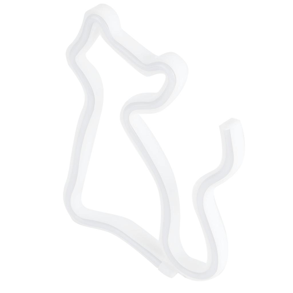 Cat Shape Neon Light Innovative Decorative Night Light for Home Party Bar Dormitory Decoration