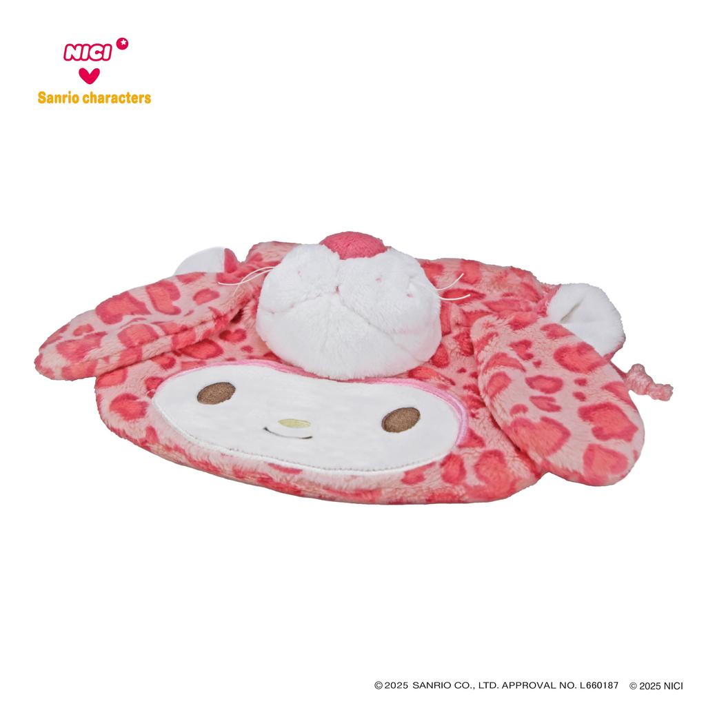 [NICI X Sanrio] Plush Drawstring Bag, Pink