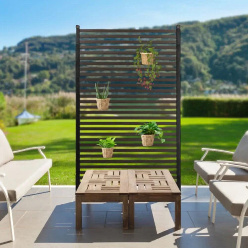 

Outdoor Privacy Fence Screen Panels Screen & Room Divider Multi-functional Use Home Decor Ideal Gift for Security Last & Durable коричневый