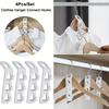 Clothes Hanger Connector Multi-Layer Cascading Clothes Hanger Hooks for Home Multi-Function Closet Storage Rack