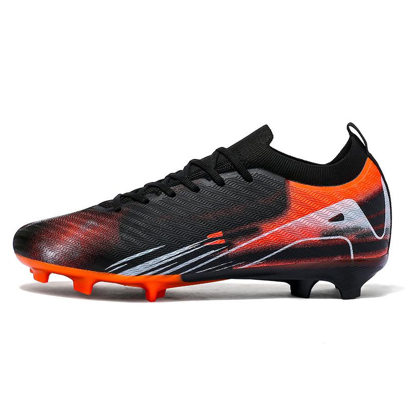 New youth football shoes men's and women's long spikes low-top football