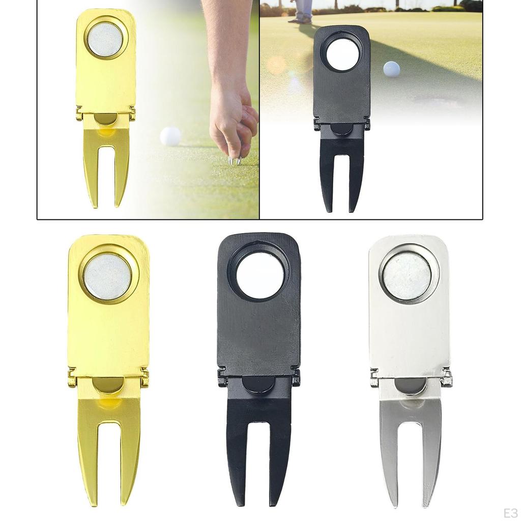 Golf Pitch Repair Tool Ball Marker Groove Cleaner