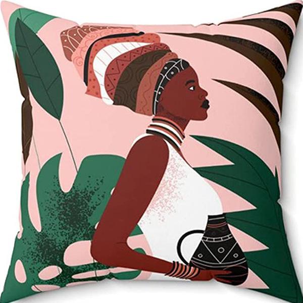 New Morandi Simple Abstract Style Pillow Linen Print Pillow Case Decorative Home Pillow Case