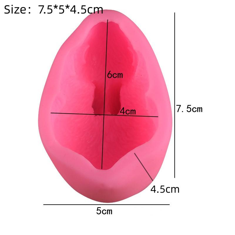 Easter Decoration DIY Bunny Silicone Candle Mold 3D Bunny Aroma Soap Plaster Resin Mould Chocolate Making Supplies Home Decor