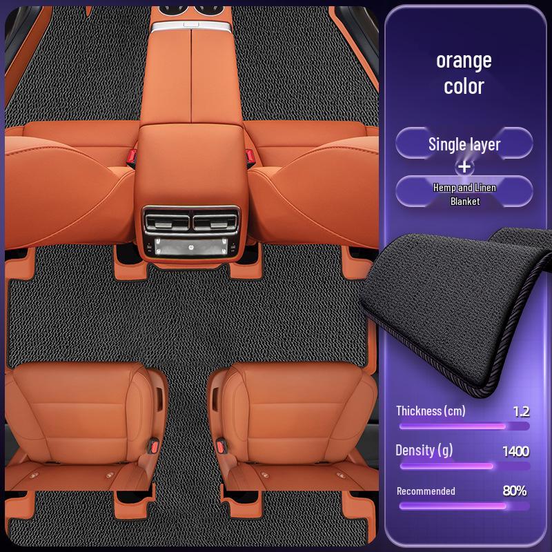 Eco-Friendly Double-Layer Floor Mats for L9 Vehicles - Waterproof & Dustproof Design
