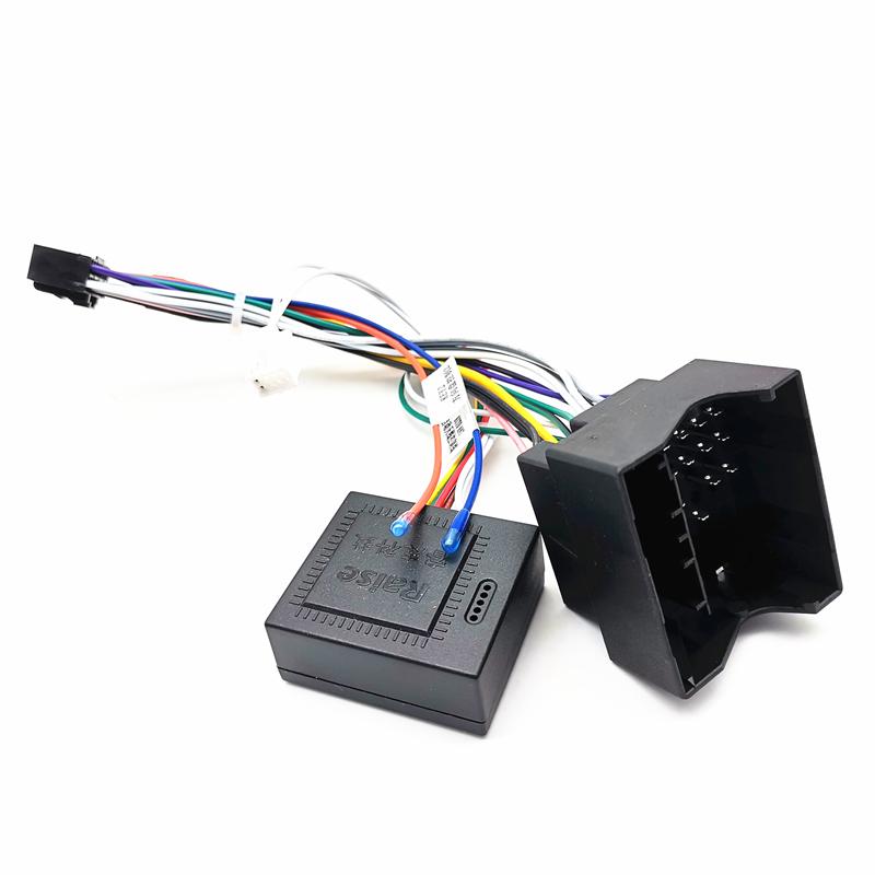 Android Stereo 16 Pin Power Cable Harness Adapter w/Canbus For Ford Mondeo Focus