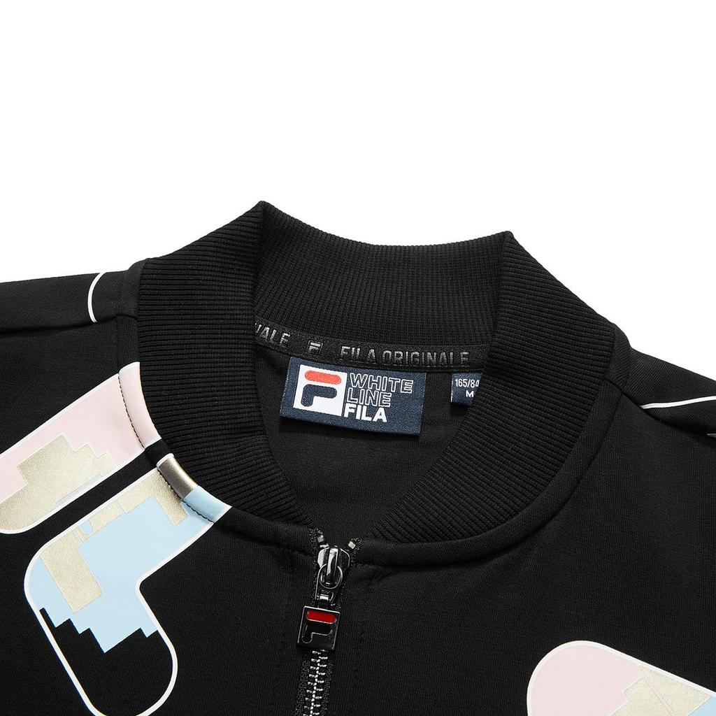 FILA Comfortable Trendy Minimalist Jacket Women Jackets Black F11W118558F-BK