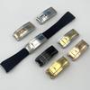 SUB Luminous-Free Rubber Watch Strap 20MM with Stainless Steel Folding Buckle