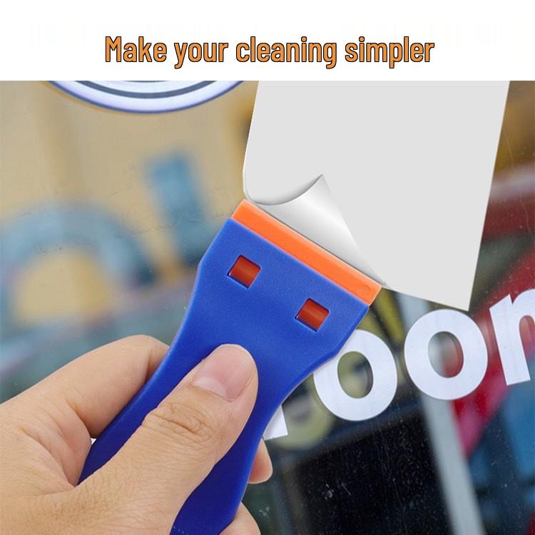 Thickened Large Glue and Film Removal Scraper for Car and Glass Surfaces