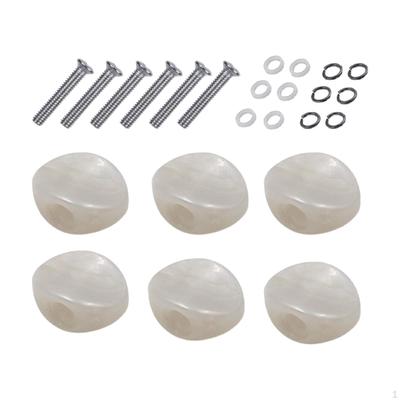 Guitar Tuning Pegs Set for Acoustic And Folk Instruments - Pack of 6
