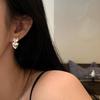 Simple Heart Stud Earrings for Women: Fashionable and Versatile, Perfect for Every Style and Personality