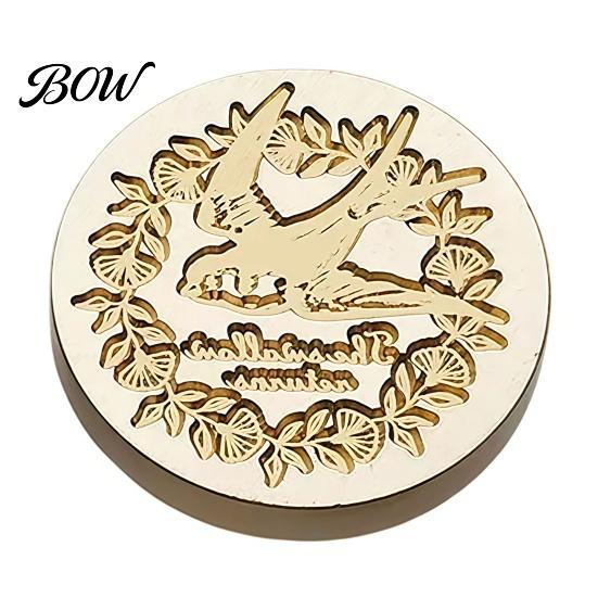Wedding Invitation Stamp Brass Wax Seal Heads, Alphabet Christmas Embossed Sealing Artistic Relief Head for Envelope Gift Wrapping Journal Scrapbook