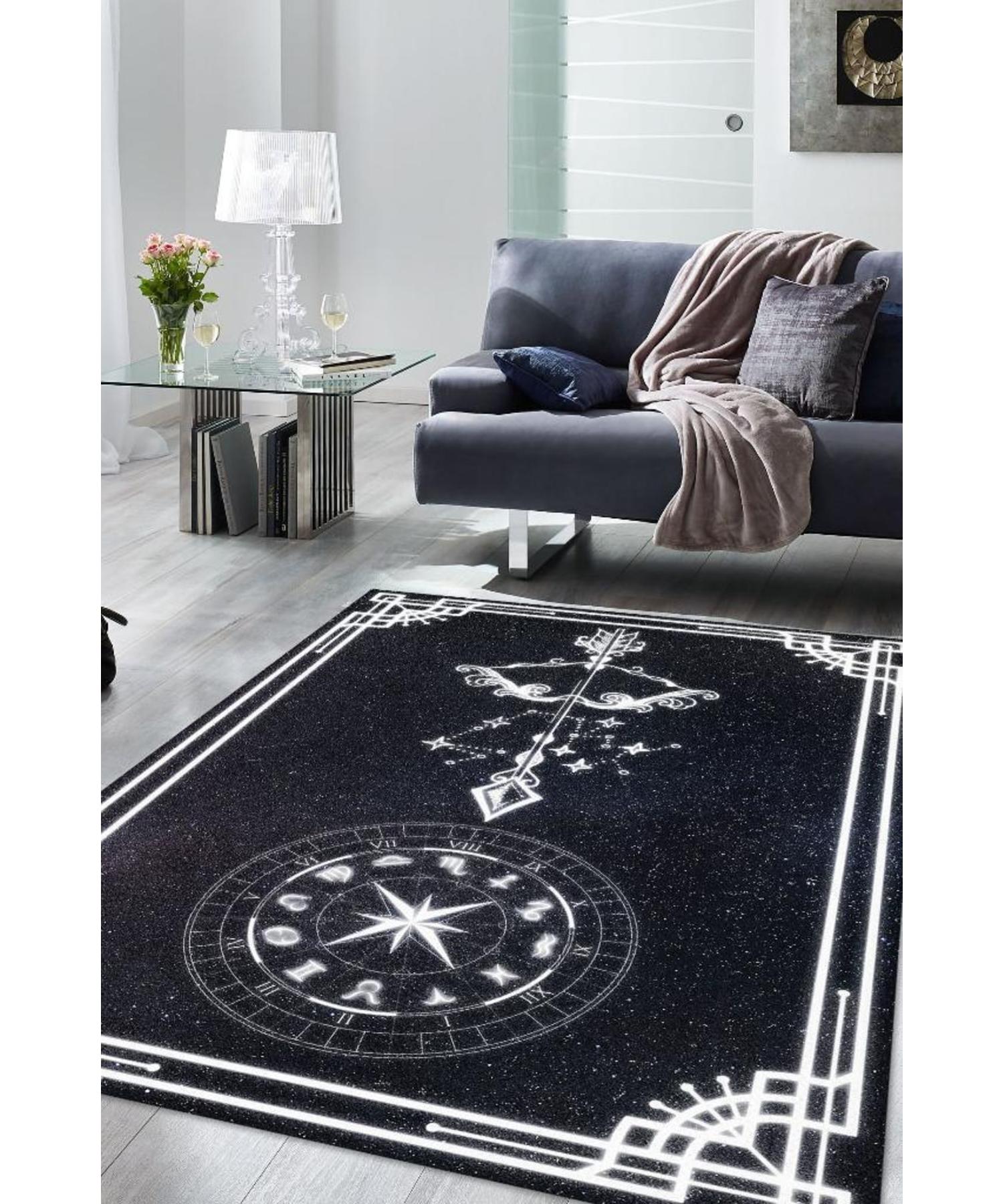 

Sagittarius Cotton Woven Based Washable Decorative Carpet