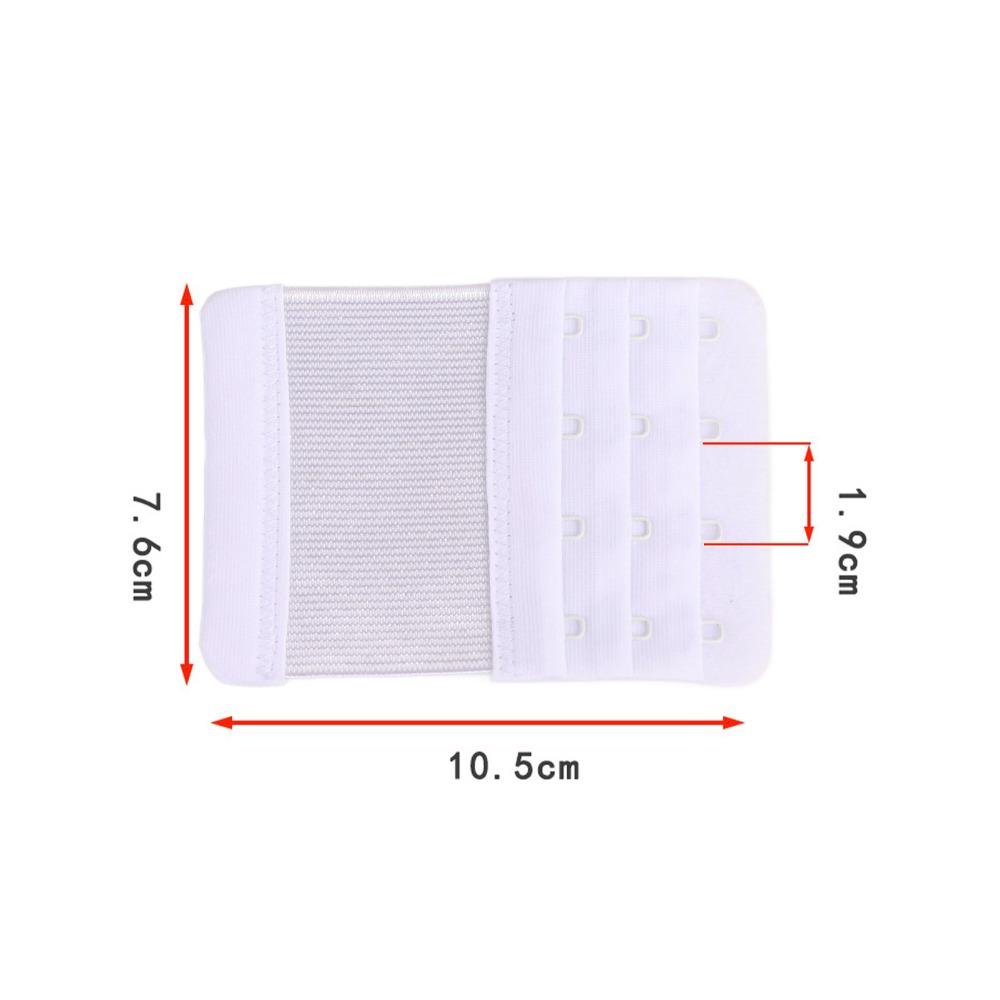 4pcs 4 Hooks Bra Strap Extenders Soft Material Hook Extenders Comfortable Bra Extenders  For Women