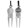 Portable Divot Tool Putting Green Fork with Ball Marker