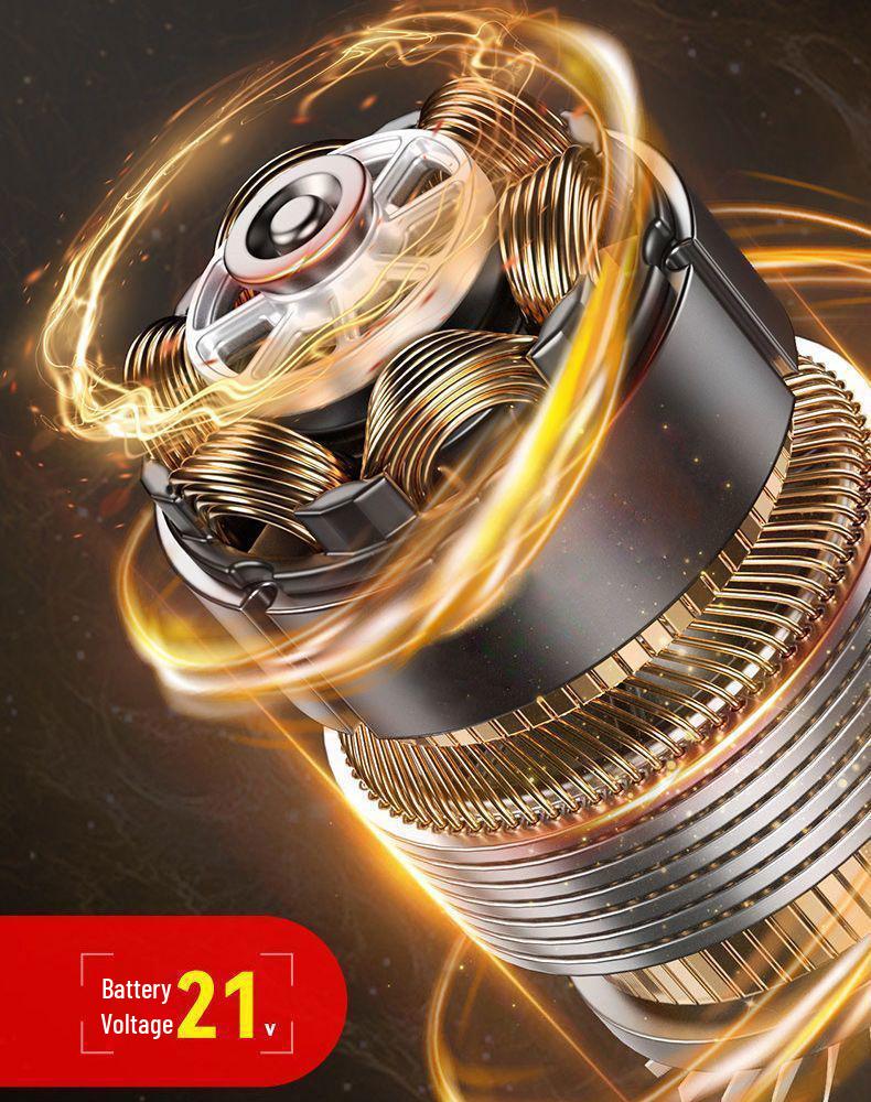 Kabelloser Hochleistungs-Akku-Haar- und Staubtrockner mit Lithium-Akku