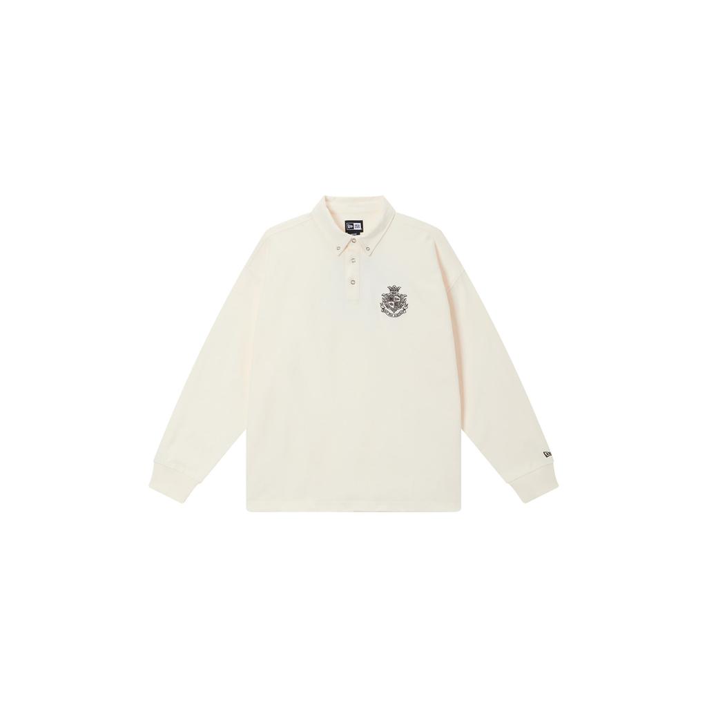 New Era FW25 Embroidered Logo Long Sleeve Classic Polo Neck American Sweatshirt Unisex sweatshirt 14529329