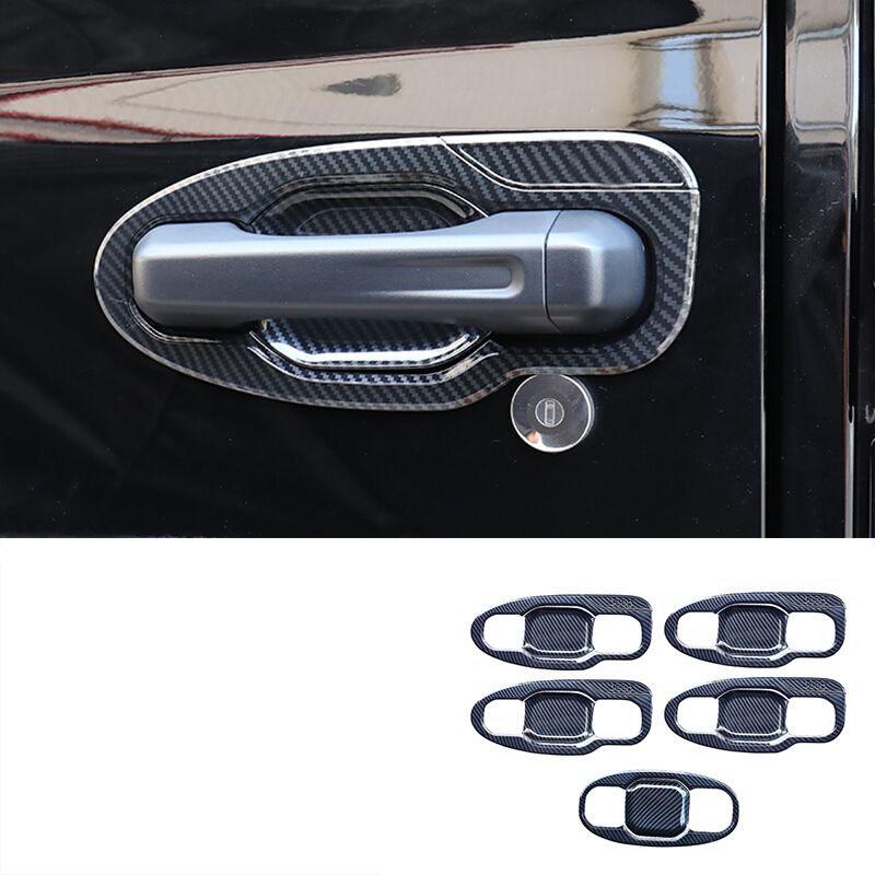 Car Door Handle Bowl Trim Cover Protect for jeep wrangler jl 2018 2019 2020 2021 2022 2023 2024 2025