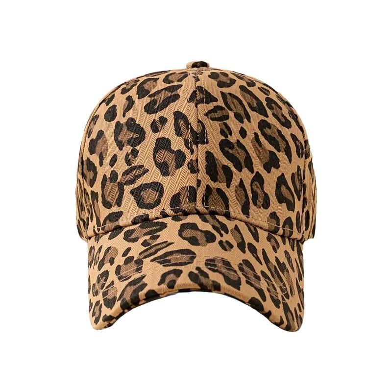 Unisex Light Panel Leopard Print Baseball Caps Spring And Autumn Outdoor Adjustable Casual Hats Sunscreen Hat Sports Cap