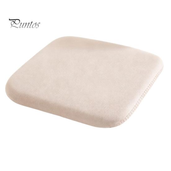 Solid Color Chair Pad for Home Memory Foam Cushion, Thickened Dining with Straps, Supportive Non-Slip Backing, Washable Seat Cushion Autumn