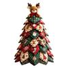 Blumenstoffe Weihnachtsbaum Patchwork-Set Kreatives Design Handgemachtes Dekorations-Kit Heimdekoration