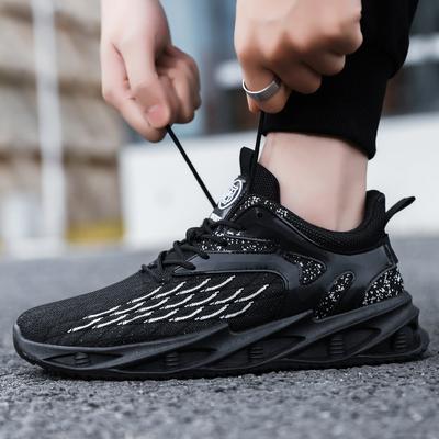 Außenhandel Herrenschuhe 2025 neue Herren Sportschuhe Klinge dicke Sohle lässig Fischschuppen Mesh atmungsaktiv Laufschuhe