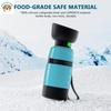 Upgraded 650ml Portable Dog Water Bottle Outdoor Pet Water Cup with Food Travel Bowl for Walking Travel