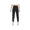 Nike Dri-FIT Breathable Quick-Dry High-Waisted Nine-Point Knitted Sports Pants Women Bottoms Black HQ1580-010
