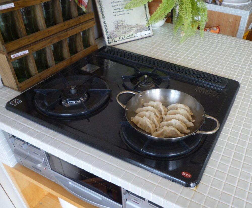 Fujita Metal Iron Pot 26cm Fabricado no Japão Sweet Craftsmanship 064406 Duas mãos