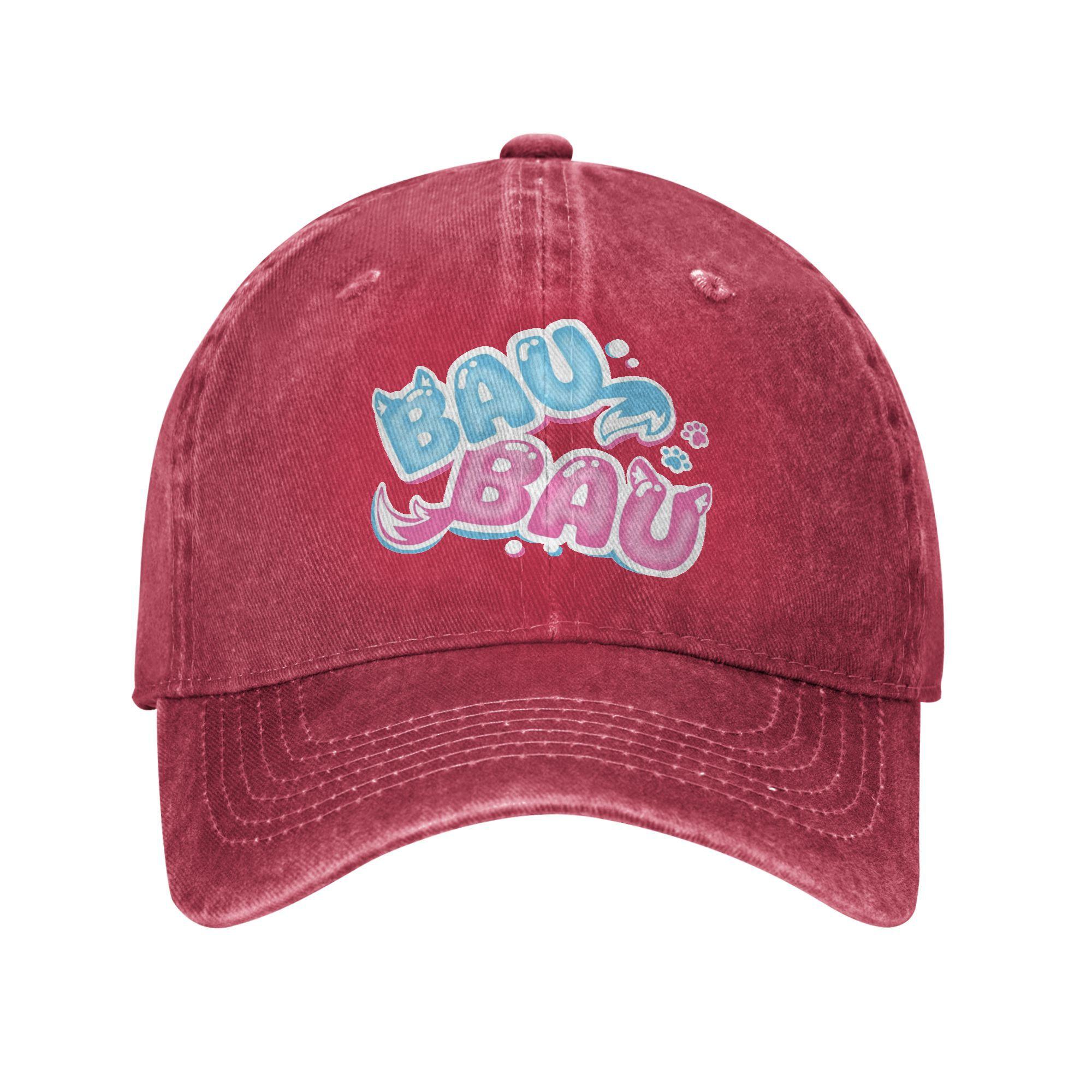 Fuwamoco BAU BAU Sun Baseball Cap Unisex Women Custom Logo Trucker Hat Summer Classic Hunting Camping Breathable Baseball Caps One Size