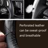 Microvezel Leer Auto Stuurwielhoes Vlecht voor Honda Civic 9e Generatie 2012 2013 2014 Handgestikt Auto-interieur