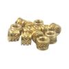 50pcs #6 32 6-32 6 Brass Threaded Heat Set Rts for 3D Printing Screws Metal