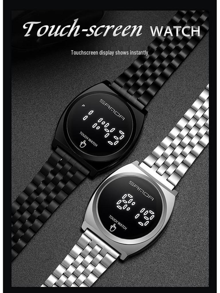 Sanda Unisex Digital Sport Watch: Simple, Stylish Single-Touch Design for Students