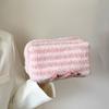Soft Material Plush Makeup Bag Storage Function Cute Clutch Pouch  Daily Organizer