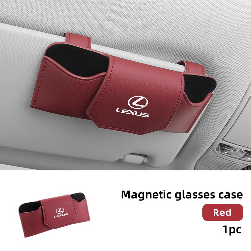 Car Visor Glasses Holder Box Sunglasses Storage Bag Case Accessories For Lexus IS250 IS200 CT200h GS300 LS430 RX450h LX570 IS300