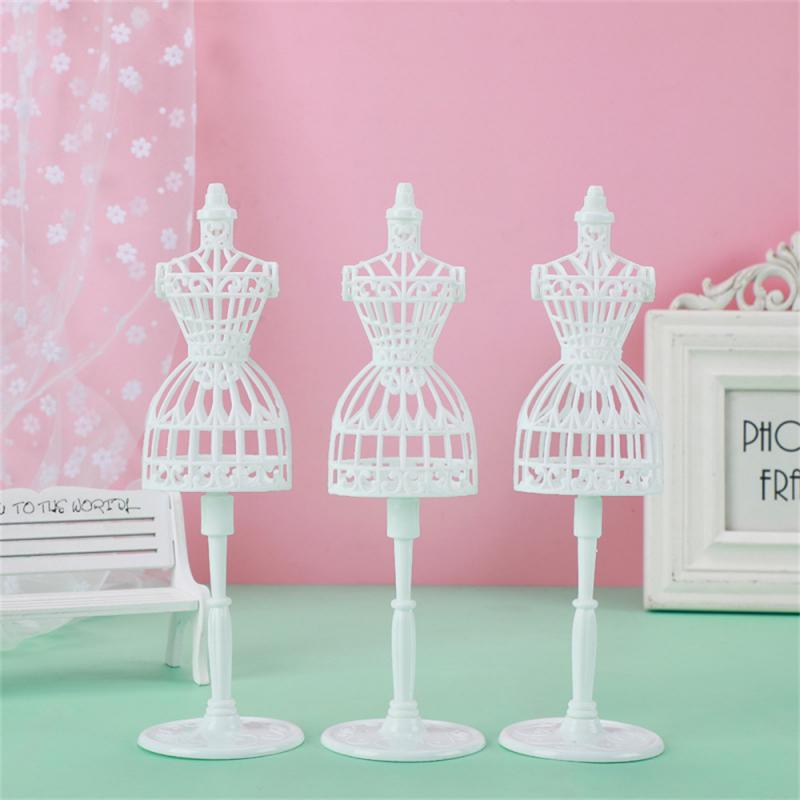 6 Points Doll 30cm Sweet Barbie Doll Mannequin Stand Display Toy Accessories Clothes Stand Fantasy Doll Display Holder Supplies