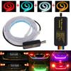 120cm Car Rear Trunk Tail Light Colorful Dynamic Reverse Warning LED Strip 12v Auto Additional Brake Follow Turn Signal Lamp