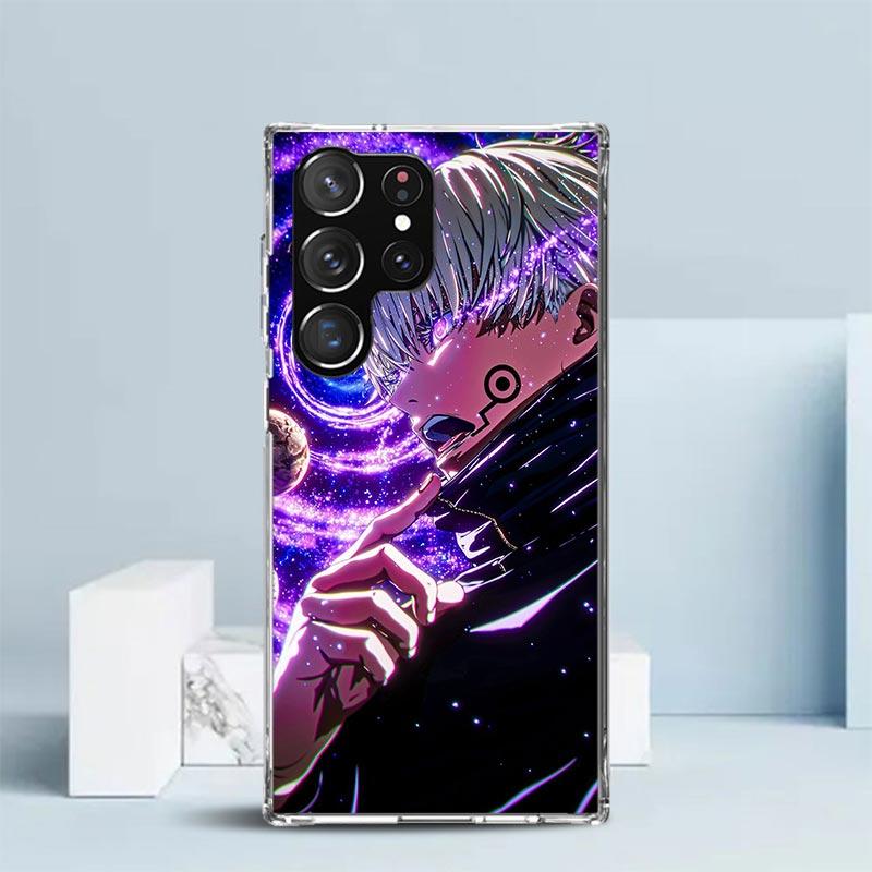 Kaisen J-Jujutsu Inumaki Toge Pouzdro na telefon Pro Samsung Galaxy S24 S25 Edge S26 Ultra S22 S23 Plus S21 + S20 FE Měkký zadní kryt z TPU