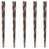 Happy Set of Made In PID2865 J-kitchens Chopsticks, 5, Material Wood, Chopsticks, Japan,