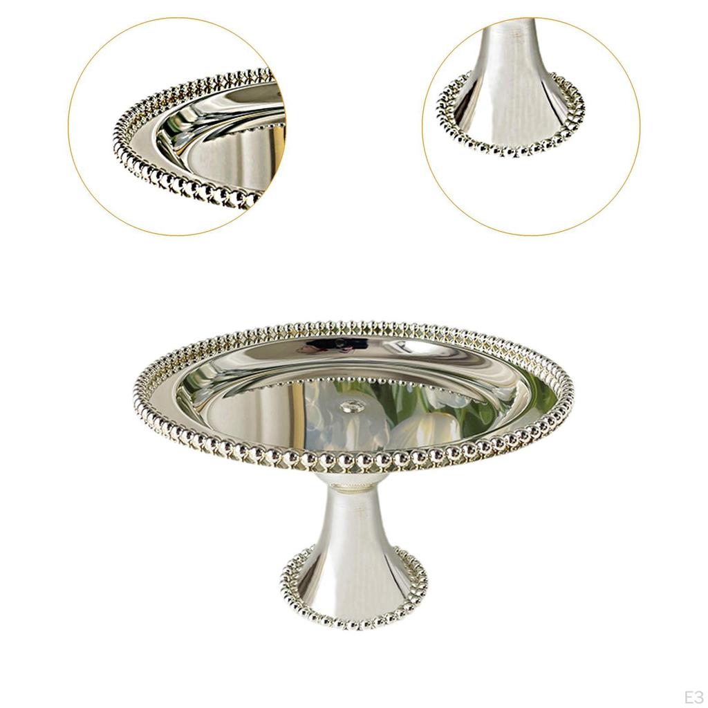 Żelazny Stojak na Ciasto Talerz Babeczki Owoce Ciasteczka Taca Serwująca na Przyjęcia Rocznice