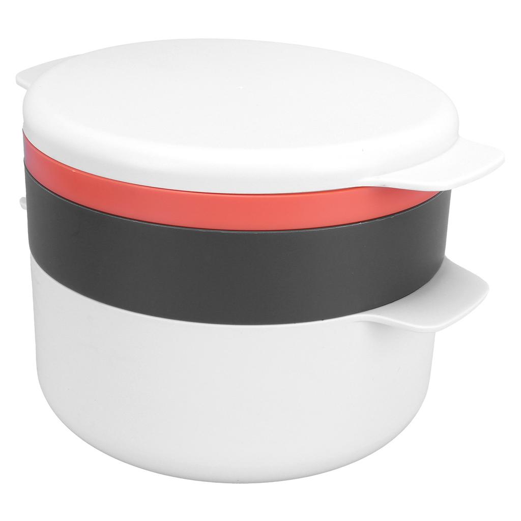 Multifunctional Round Rice Steaming Box Microwave Oven Special Lunch Box for Home Kitchen