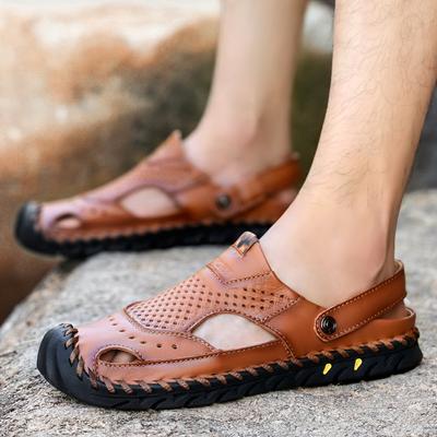 Herren Sandalen Bequeme Freizeitschuhe Übergröße Flats Hohe männliche Qualität Strandsandalen Mann Sandalias Hombre Zapatillas Hombre