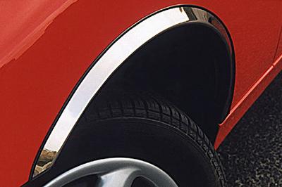 Protectores de paso de rueda 2010-2012 (4 piezas, inoxidable) Para Mitsubishi ASX