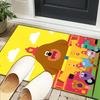 Cute Du-ggee Adventure Office Rug Chair Mat, Game Carpet, Suitable for Front Door, Bedroom, Living Room, Desk, Holiday Gift