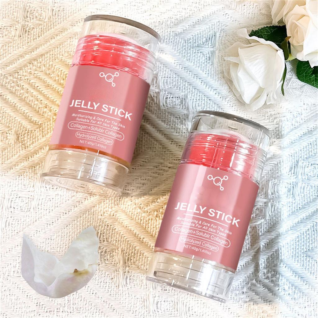 Tělová kolagenová péče v tyčince 40g, Vyživující péče o pokožku těla, Masážní hydratace, Tělová péče v tyčince